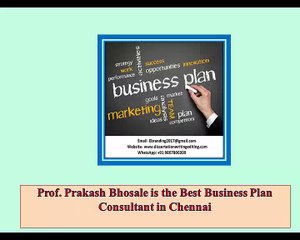Prof. Prakash Bhosale is the Best Business Plan Consultant in Chennai