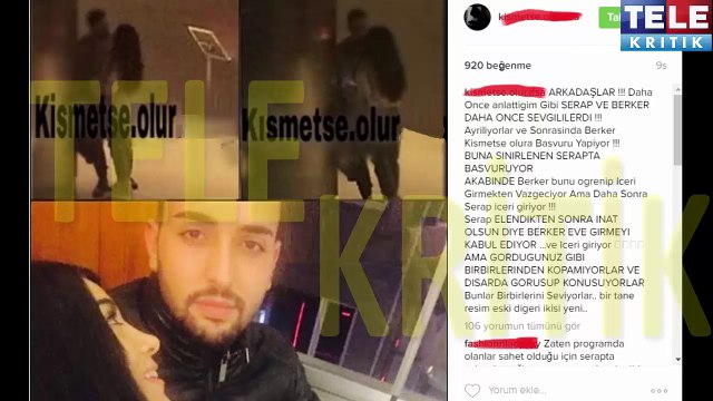 KISMETSE OLUR SERAP GÜRBÜZ VE BERKER ESKİDEN SEVGİLİMİYDİ