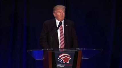 Crowd shouts 'No Romney!' at Trump rally in Ohio