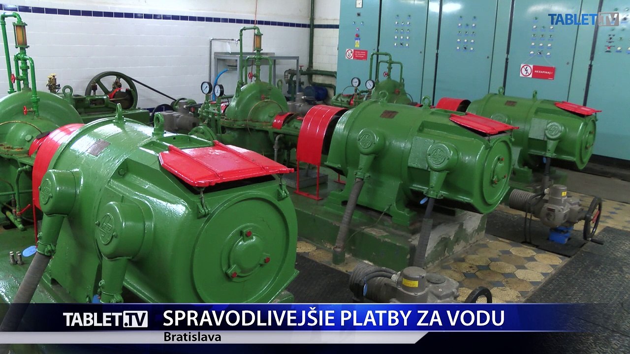 Bratislavskí vodári zavádzajú dvojzložkovú cenu vodného a stočného