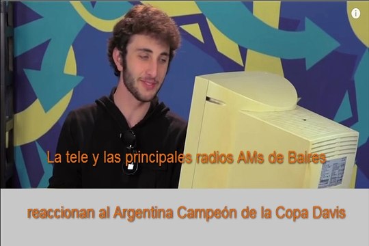 La tele y las principales AMs de Baires reaccionan a Argentina campeón de la Davis +yapa