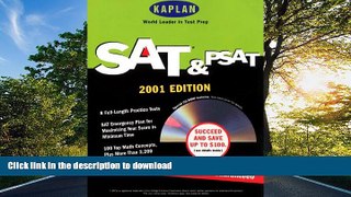 Hardcover Kaplan Sat Psat 2001 (Sat   Psat (Kaplan)(Book   CD-Rom), 2001)  Kindle eBooks