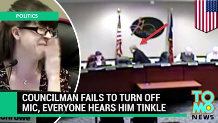 Hot mic fail: councilman forgets to turn off his mic during bathroom break in video