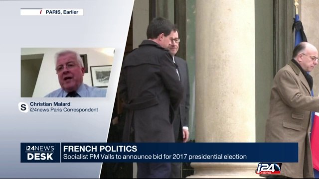 France : Socialist PM Valls to announce bid for 2017 presidential election