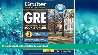 Read Book Gruber s GRE Strategies, Practice, and Review 2015-2016