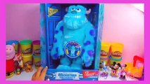 disney monster university sulley toy unboxing play doh cookie, play doh videos
