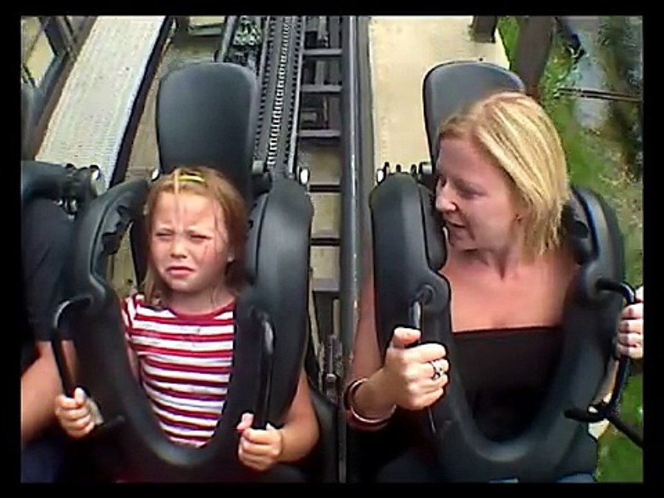 Funny Girl on Saw the Ride