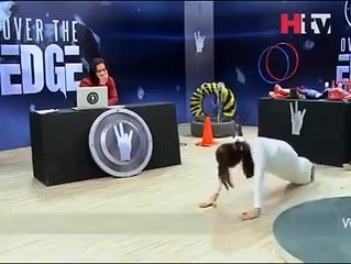 Funny mad girl in Waqar zaka show 'Over the edge'