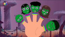 Finger Family Superhero Nursery Rhyme | Green Monster Cartoon | Funny Superhero Cartoon