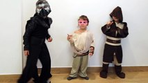 STAR WARS KYLO REN, REY, LUKE SKYWALKER sing FINGER FAMILY #Funny Video for baby - Kids Songs