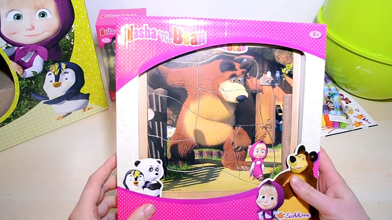 Masha e Orso italiano Uovissimo♦Uovo di Pasqua Huevos♦Giocattoli