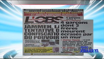 REPLAY - Revue de Presse - Pr : MAMADOU MOUHAMED NDIAYE - 05 Décembre 2016