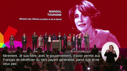Marisol Touraine défend le bilan du gouvernement sur les questions de santé lors de la Grande Convention de la BAP