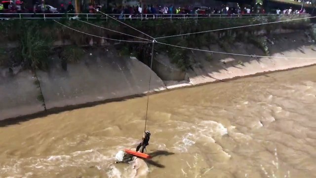 Así fue Hallado un cadáver en el río Guaire