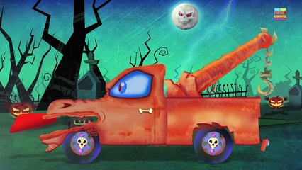 Tow Truck | Formation | Halloween Special | kids videos | learn transports