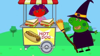 Masha And Dora Halloween Paw Patrol 12 Funny Story Finger Family Nursery Rhymes #LoyDu