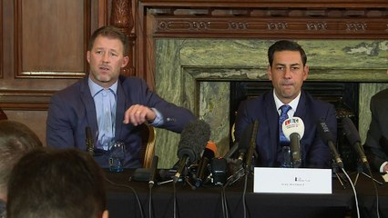 Ex-footballers emotional as trust for abuse victims launched
