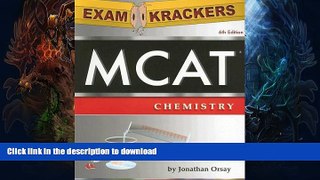 Pre Order Examkrackers MCAT Chemistry