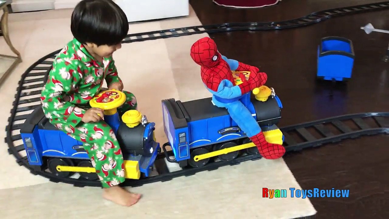 POWER WHEELS Ride On Train With Tracks for Kids Playtime 6V Express Train Toy Videos for Children-s-rRy61vptI