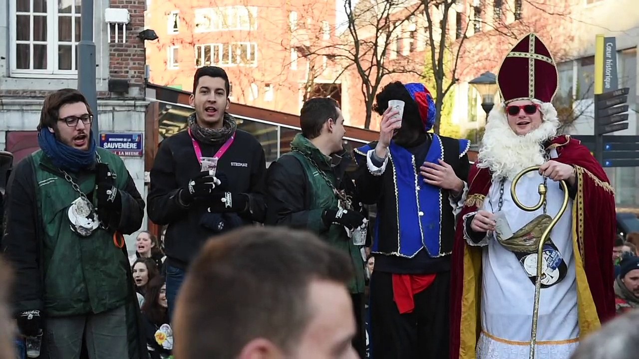 Liège le cortège de la Saint-Nicolas des étudiants