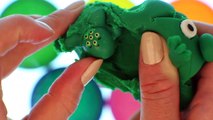 Imparare i colori con le uova sorpresa di pongo modellabile Play Doh