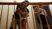 3 year old gets head stuck in stair railing