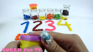 Learn Color Numbers Glitter Play doh Frozen Clay - 2016 - 11