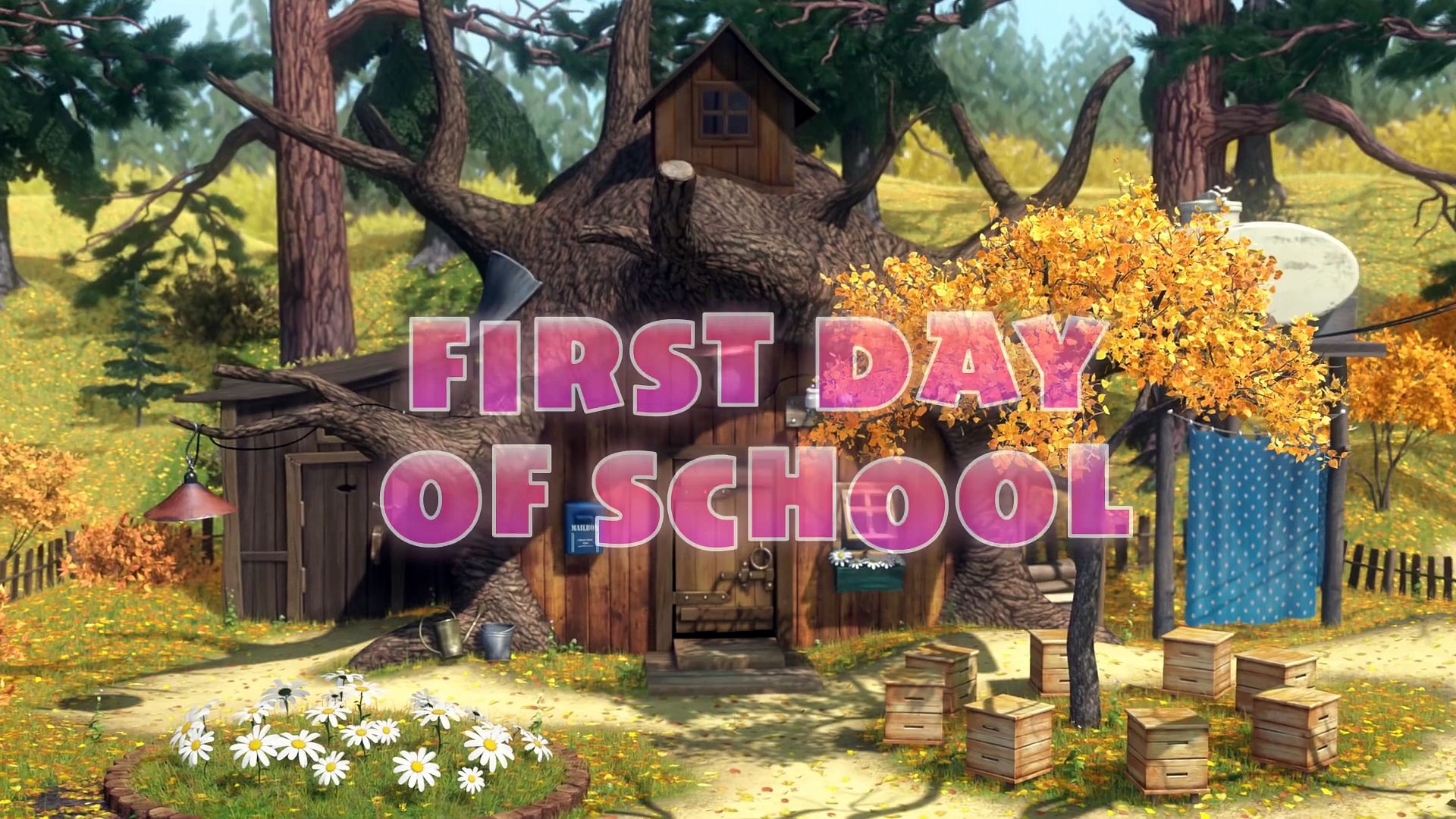 Masha and The Bear - First day of school - video Dailymotion