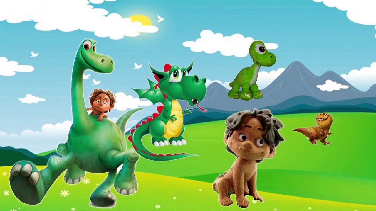 THE GOOD DINOSAUR Finger Family Song Disney Good Dino Nursery Rhymes Cookie Tv Kids Songs
