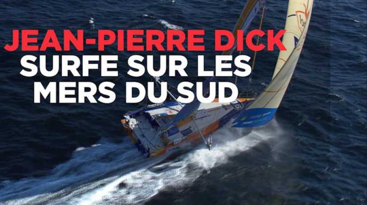 Dick surfe à toute vitesse sur le Vendée Globe : "Je tente de rattraper Yann Eliès"
