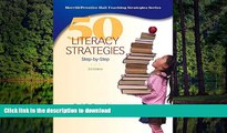 READ 50 Literacy Strategies: Step-by-Step (3rd Edition) On Book