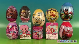 10 Oeufs Surprise Peppa Pig Pat Patrouille Princesses Disney 10 Surprise Eggs Unboxing
