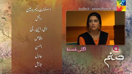 Sanam Episode 14 Promo on Hum Tv