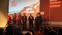 Cyclisme - L'équipe Katusha-Alpecin avec Alexander Kristoff, Ilnur Zakarin et Tony Martin