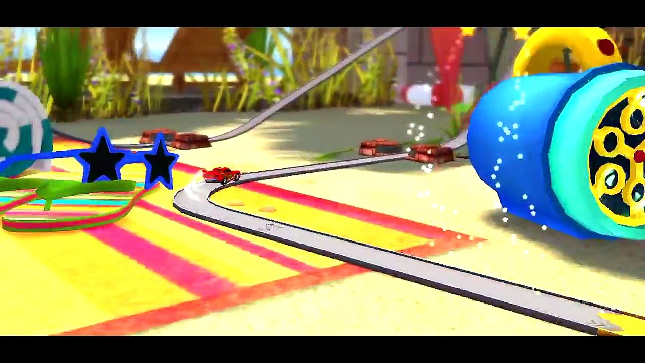 McQueen-Mater-Francesco-Jeff-Fillmore- Shu Todoroki-Lewis Hamilton Crazy Race + NURSERY RHYMES