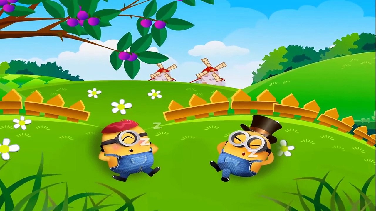 The Wheels On the Bus Minions Song | Nursery Rhymes Minions [4k Music Video]