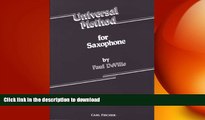 Hardcover Universal Method for Saxophone Kindle eBooks