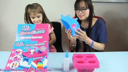 Đồ Chơi Trẻ Em - Xe Kem Mini - Máy Làm Kem Nghệ Thuật Bí Đỏ Và Bé Peanut / Ice Pop Factory Sweetart