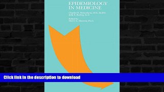 Pre Order Epidemiology in Medicine Kindle eBooks