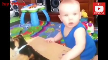 مقاطع مضحكة و مجنونة للاطفال حاول ان لا تضحك ههههههه 2016