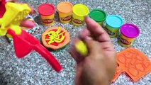 Toddler Learning Videos with PJ Masks Cat Boy Creative Play Doh Rainbow Pizza Learn Colors Counting