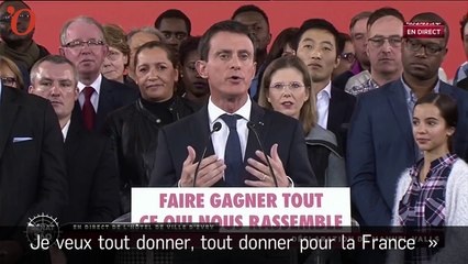 La déclaration de candidature de Manuel Valls