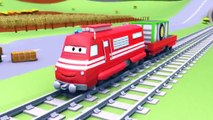 Troy der Zug und der Traktor in Autopolis | Auto & Lastwagen Cartoons für Kinder