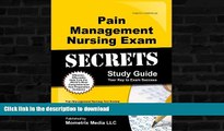 Hardcover Pain Management Nursing Exam Secrets Study Guide: Pain Management Nursing Test Review