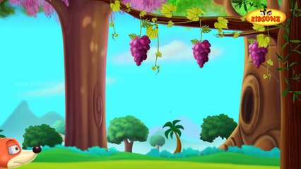 The Fox and the Grapes || English Animated Short Stories For Children