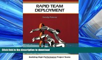 Hardcover Rapid Team Deployment: Building High-Performance Project Teams (Crisp Fifty-Minute