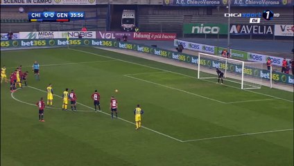 Valter Birsa Penalty missed  Chievo 0-0 Genoa - 05.12.2016