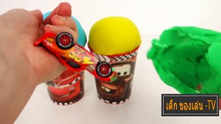 เล่น Doh แปลกใจไข่รถของเล่นสำหรับเด็กโลกจูราสสิภายในออก