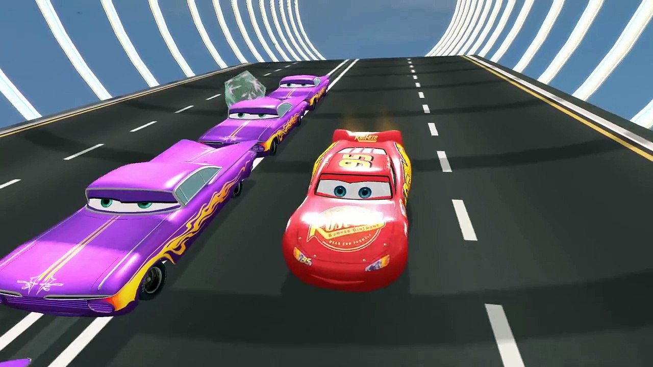 Lightning McQueen Cars★ Batman & Frozen Elsa Lightning Mcqueen Nursery Rhymes