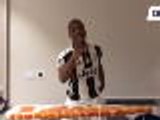 Evra shows singing and ironing talents